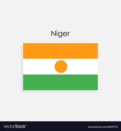 Niger flag Royalty Free Vector Image - VectorStock