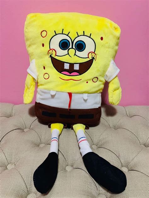 Spongebob Large Plush, Hobbies & Toys, Toys & Games on Carousell