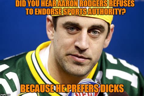 Aaron Rodgers lol - Imgflip