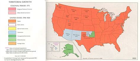 Crecimiento Territorial de Estados Unidos 1900 - Tamaño completo | Gifex