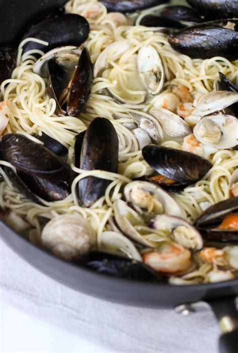 Easy Seafood Pasta with White Wine Butter Sauce | The Culinary Compass