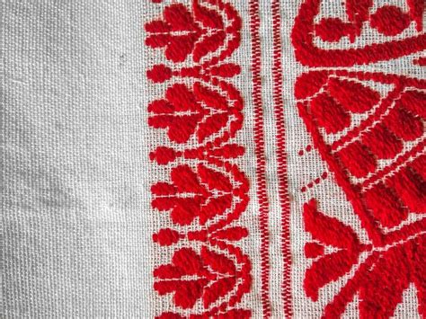 Premium Photo | Tribal pattern assamese gamusa or gamosa of northeast ...