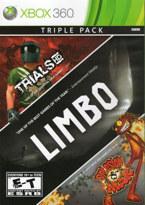 Triple Pack: Trials HD, Limbo, Splosion Man for Xbox 360 (2011) - MobyGames