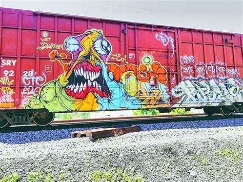 132 best Rail car graffiti images on Pinterest | Urban art, Train art and Graffiti