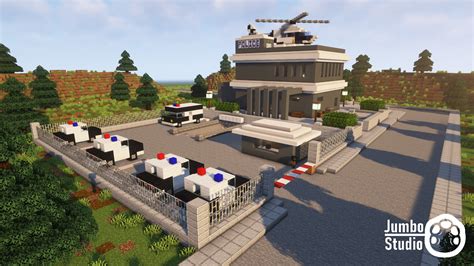 Minecraft Police Station Blueprints