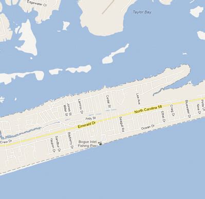 Emerald Isle NC, Map & Directions – See Where Emerald Isle is Located