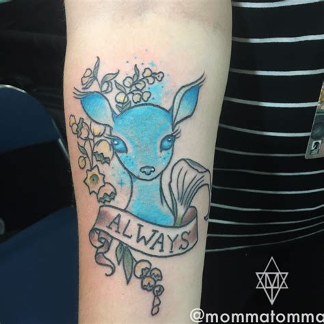 Doe Patronus tattoo by Momma Tomma | Anatomy tattoo, Tattoos, Home tattoo