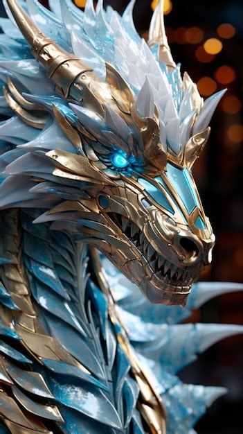 Premium AI Image | Crystal Dragon