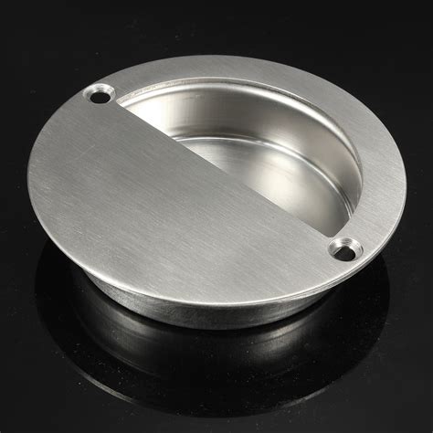 Flush Recessed Pull Door Handle SUS Stainless Steel Circular Covered ...