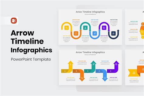 Arrow Timeline PowerPoint Template | Nulivo Market