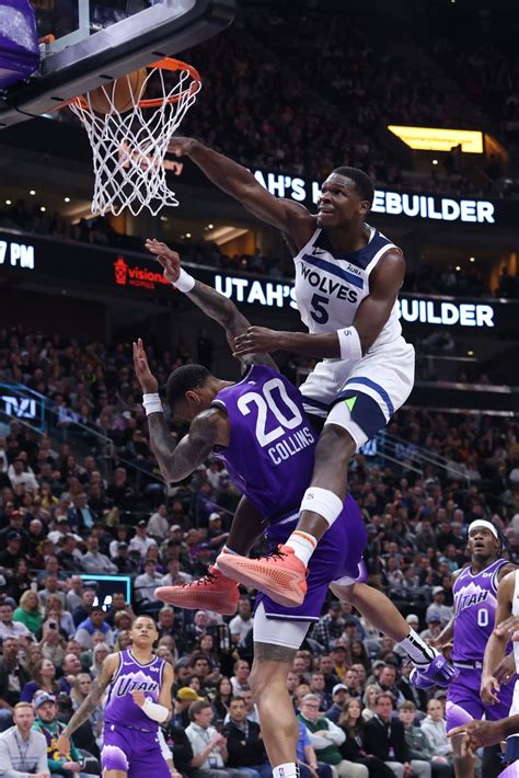 Anthony Edwards throws down dunk of the year contender in Minnesota ...