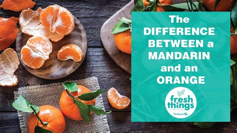 FreshPoint | Fresh Things Video: The Difference Between a Mandarin and an Orange