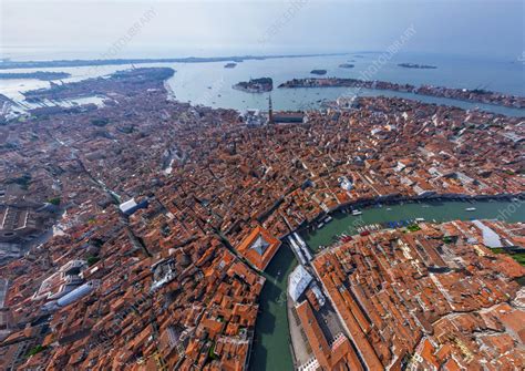 Aerial view of Venice, Italy - Stock Image - F038/6948 - Science Photo Library