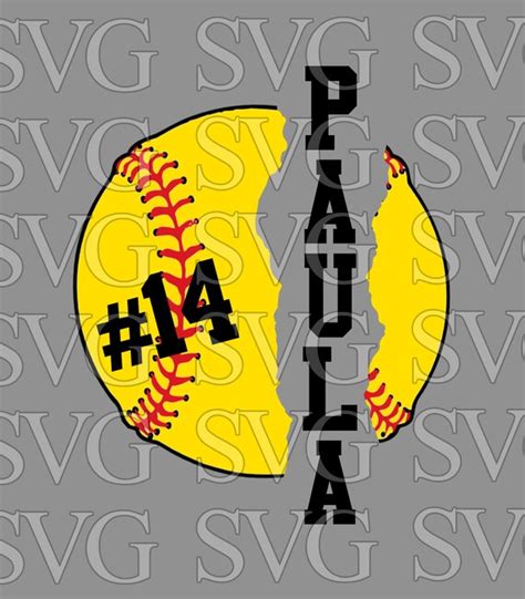 Softball Mom Svg Softball Svg Template Softball Shirt Svg - Etsy Canada