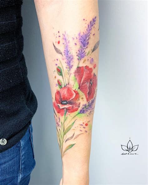 Erica Arte Bohemia on Instagram: “I feel like repost this delicate and colorful tattoo done a ...