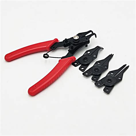 5pcs set circlip plier 4 in 1 Multi Circlip plier clamp for nail extensions internal and ...