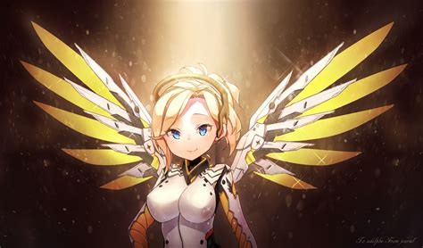 Overwatch Mercy, anime, anime girls, Overwatch, Mercy (Overwatch) HD ...