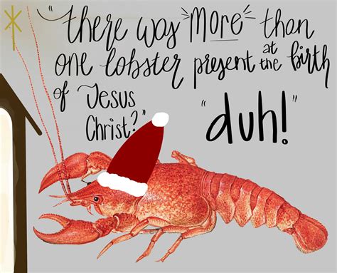 Lobster quote from Love Actually print | Etsy