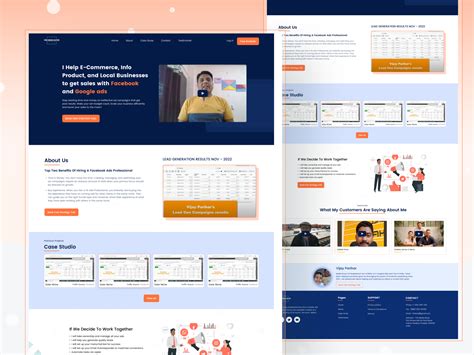 Digital Marketing and Agency Landing Page | Figma