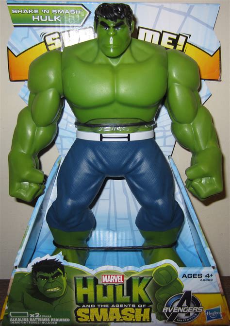 Shake N Smash Hulk Agents SMASH action figure Hasbro