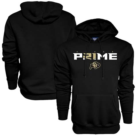 Men's Deion Sanders Black Colorado Buffaloes Coach Prime Pullover Hoodie