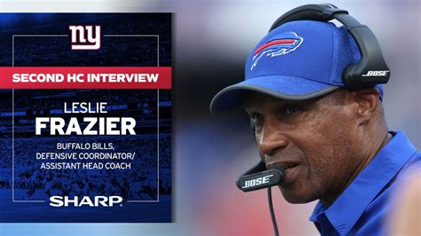 Bills' Leslie Frazier has 2nd head coach interview with Giants