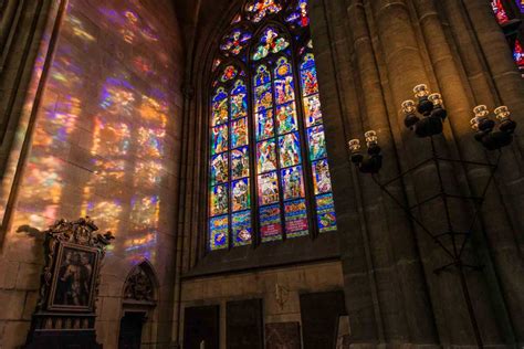 Window, St. Vitus Cathedral, Prague, Czech Republic - Travel Past 50