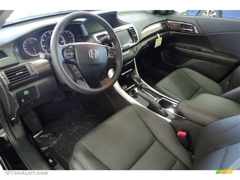 Black Interior 2017 Honda Accord EX-L V6 Sedan Photo #117225544 ...