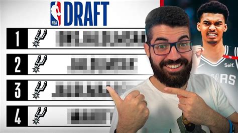 ¡HAGO HISTORIA en el DRAFT! con los SPURS de WEMBANYAMA - NBA 2K23 MY ...