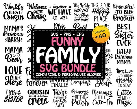 Family Svg Bundle, Family Quotes Svg, Family Sayings Svg, Family Bundle ...