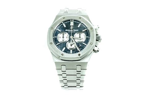 Audemars Piguet Royal Oak Chronograph, Blue Dial, 41mm Stainless Steel ...