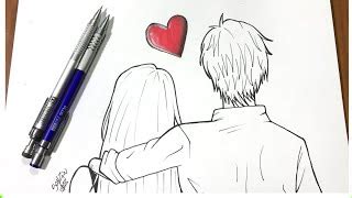 Dibujos De Parejas A Lapiz Faciles De Hacer