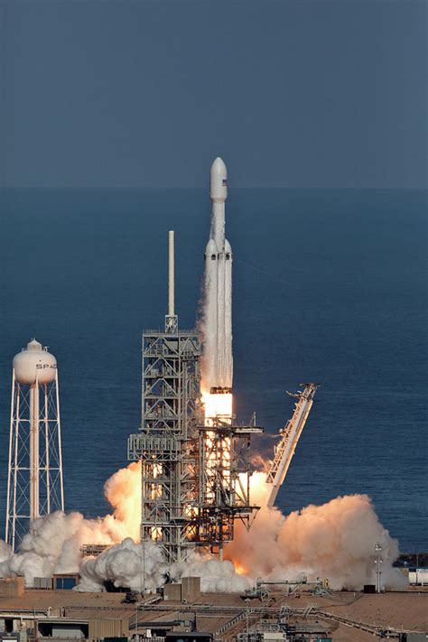 SpaceX Falcon Heavy Demo Flight - Liftoff Photograph by Filip Schpindel ...