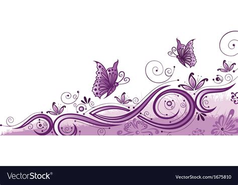 Purple border Royalty Free Vector Image - VectorStock