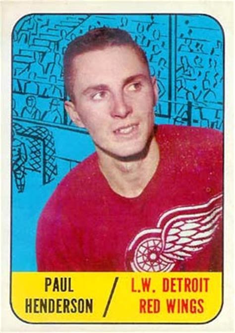 1967 Topps Paul Henderson #103 Hockey Card Value Price Guide