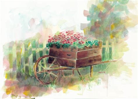 Stunning "Antique Wheelbarrow" Artwork For Sale on Fine Art Prints