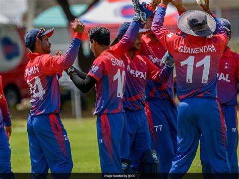 Nepal Captain 'Can't Speak' After Thrilling Win to Reach Cricket World ...