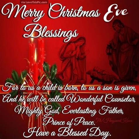 Merry Christmas Eve Blessings Pictures, Photos, and Images for Facebook, Tumblr, Pinterest, and ...