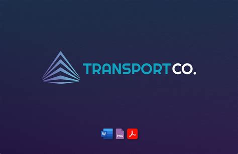Transport and Logistics Global Logistics Logo Concept Template in Illustrator, Word, PSD ...