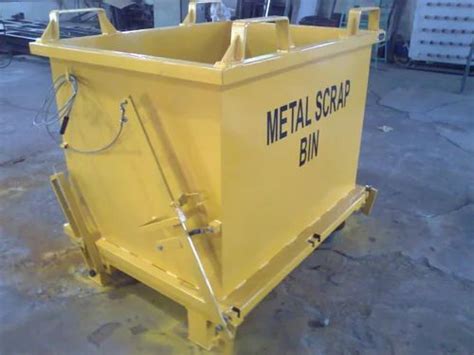 Metal Scrap Bin - Drop Bottom Industrial Scrap Metal Bin Manufacturer ...