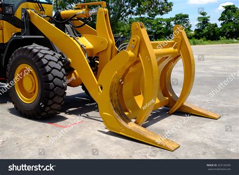 Wood Log Grapple Wheel Loader Attachment Stock Photo 323120345 ...