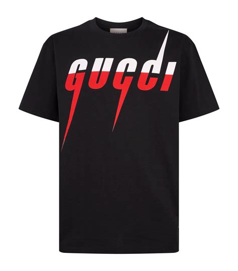 Gucci Logo T-shirt in Black for Men - Lyst