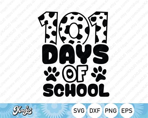 101 Days of School SVG, 100th Day of School SVG, Teacher Days, School SVG, Instant Download, Svg ...