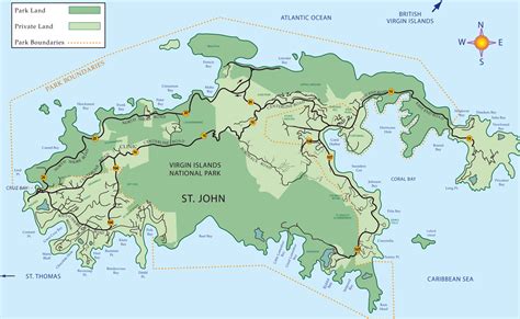 All Island: St John Island Map