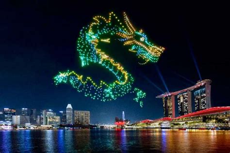 Marina Bay Dragon Drone Show 2024 - Ahboy.com