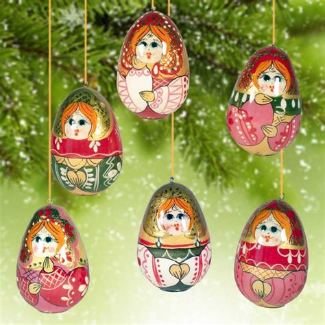 Christmas Ornament - Russian Christmas Ornamets - Wooden Christmas Ornamets