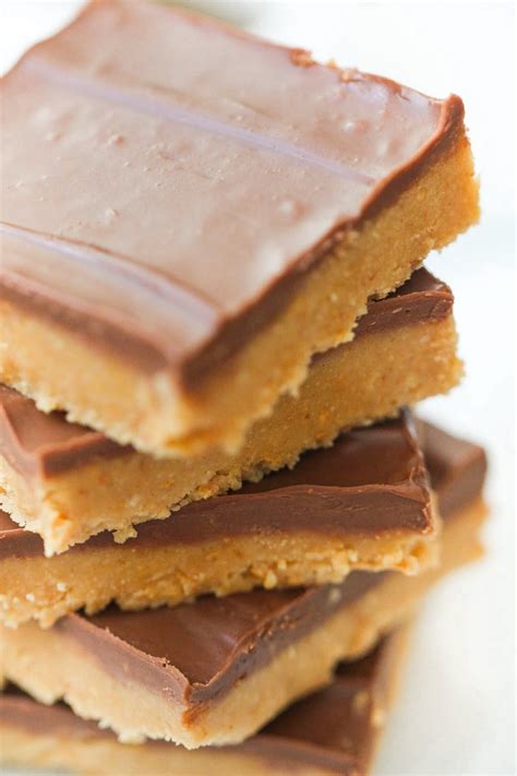 Easy No Bake Peanut Butter Bars Recipe - Maria's Kitchen