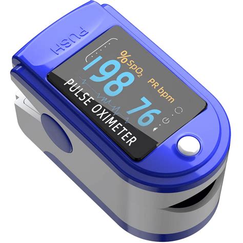 Fingertip Pulse Oximeter Blood Oxygen Meter SpO2 Monitor, Blood Oxygen ...