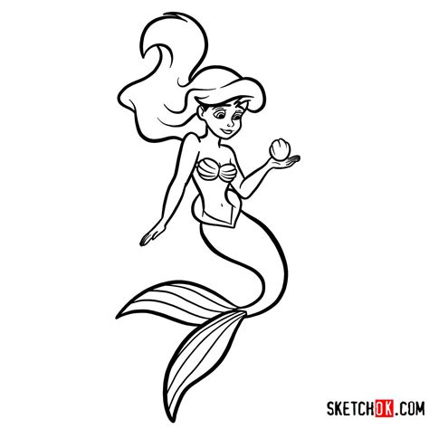 budakkaseppp: [Get 19+] Sketch Art Little Mermaid