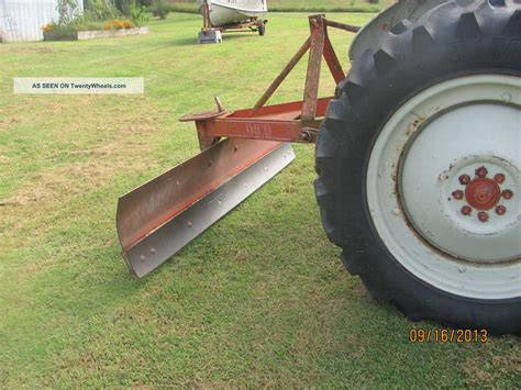 Ford 8n Tractor 1952 Model With 5 Ft. Dresser Mower And 6ft Scraper Blade